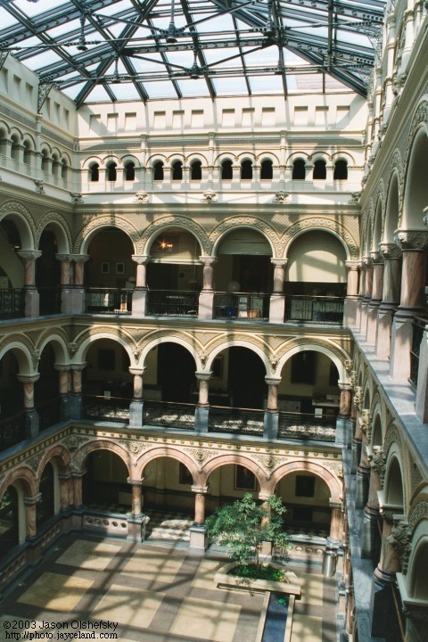Interior of the City Hall in Rochester, NY